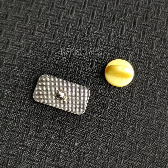 Vintage Bud Light White Blue and Red Logo Enamel Pin With Rubber Backing - Picture 3 of 5